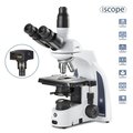 Euromex iScope 40X-1500X Trinocular Compound Microscope w/ 5MP USB 3 Digital Camera & Plan IOS Objectives IS1153-PLIA-5M3